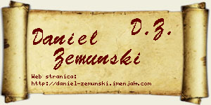Daniel Zemunski vizit kartica